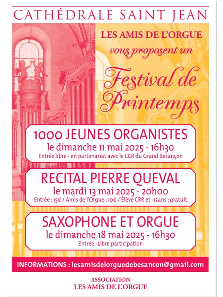 Le Printemps des Amis de l'Orgue