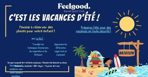 Natation ENFANTS - VACANCES D’été 2025